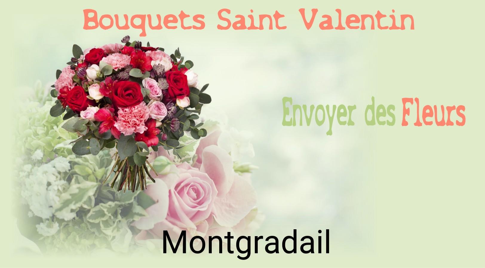 Roses de Saint-Valentin livrées à Montgradail